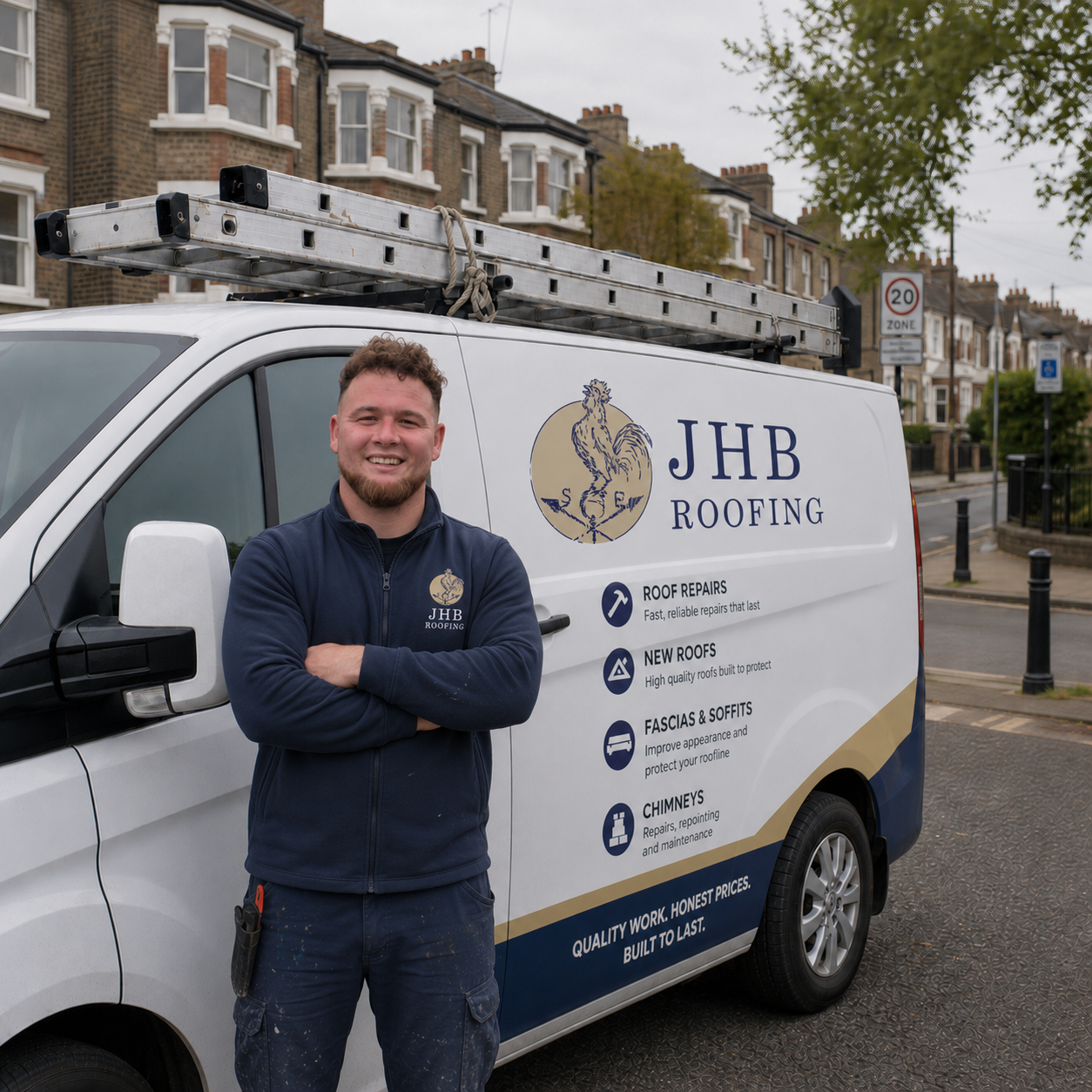 John, owner of JHB Roofing Ltd